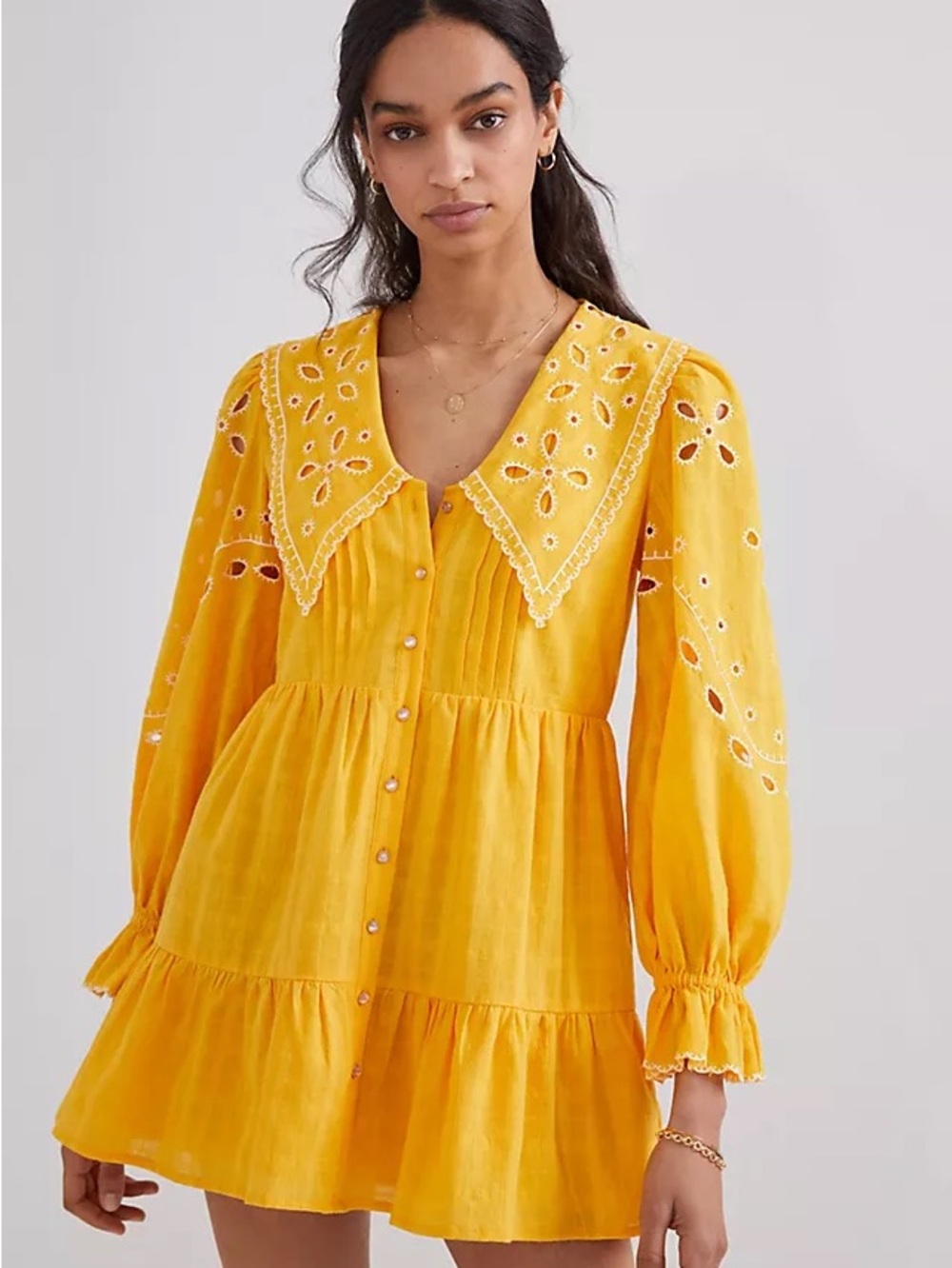 Rahi Mariella Collar Tunic Dress Anthropologie